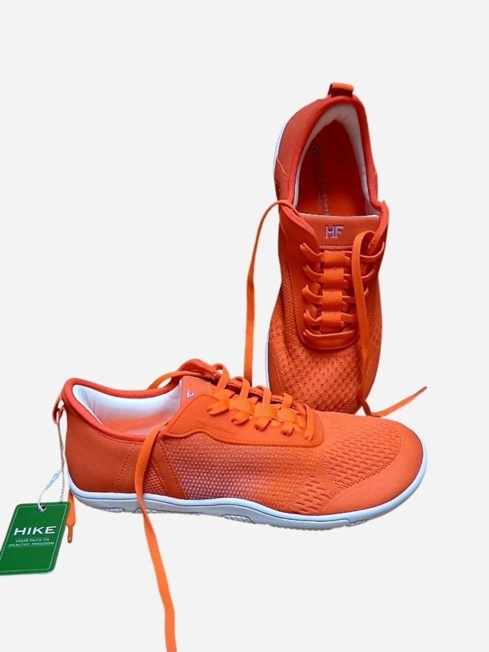 Hike Footwear Lightweight Unisex Orange Athletic Sneakers